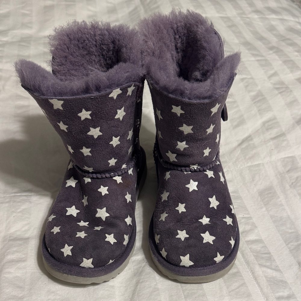 UGG Purple Star Kids Boots